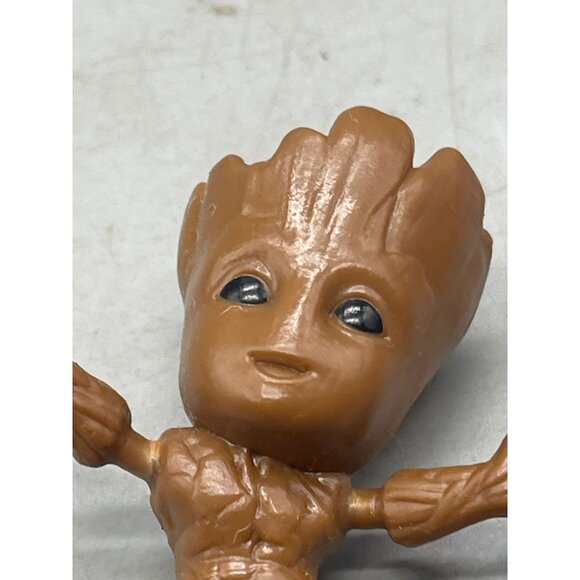 groot Action figure brown 2" toy mini READ used see photos - Picture 3 of 4